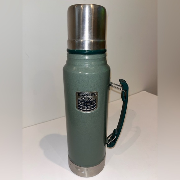 Stanley Other - Stanley Thermos Green Steel 1.1 Qt Built For Life Rare Great